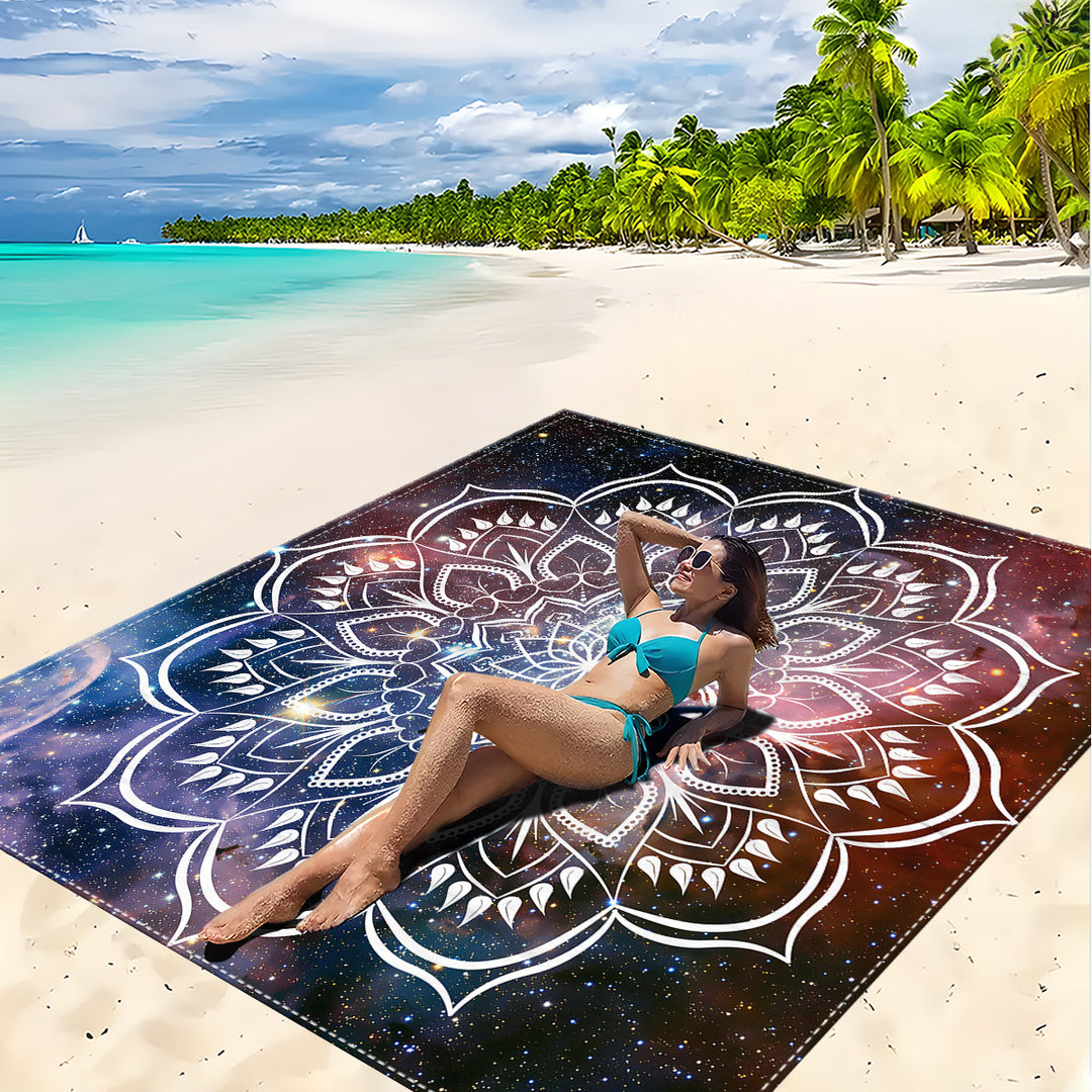 Mandala Design Strandmatte Karnz