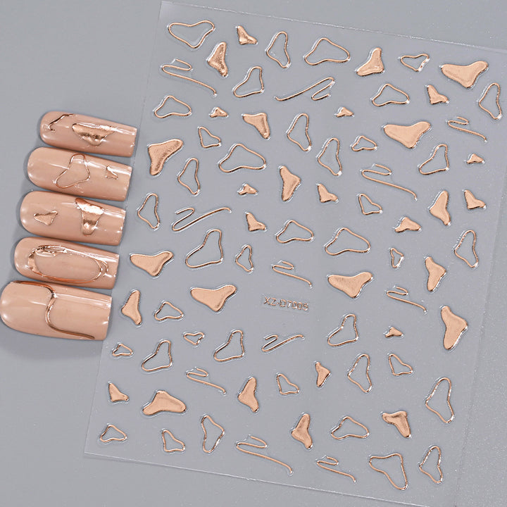 Floral Decorative Nail Art Aufkleber