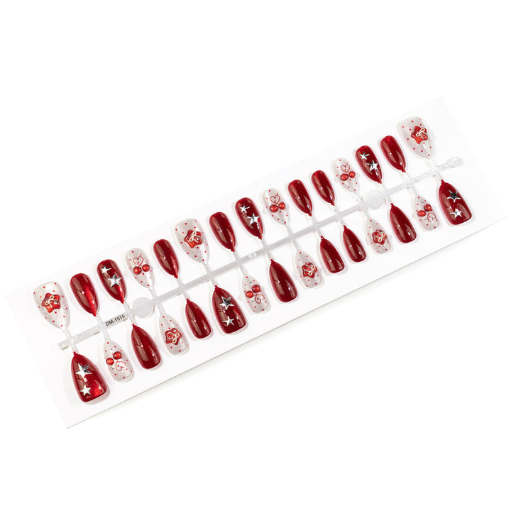 Kreatives thematisches Druck-nagelkunst-set mit dekorativen elementen Karnz