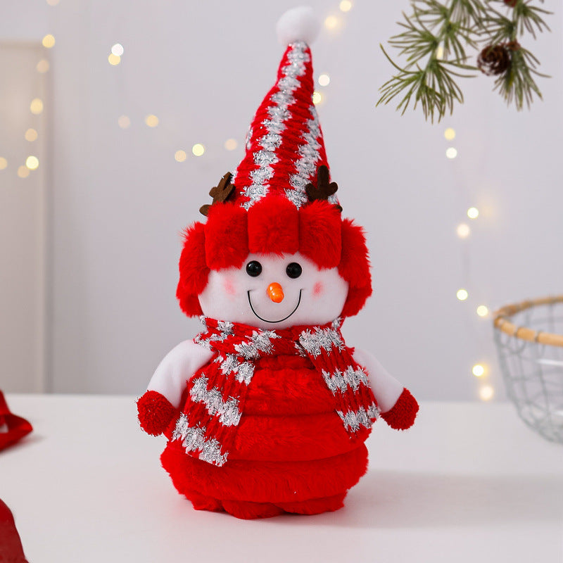 Dekorative Schneemann Figur Karnz