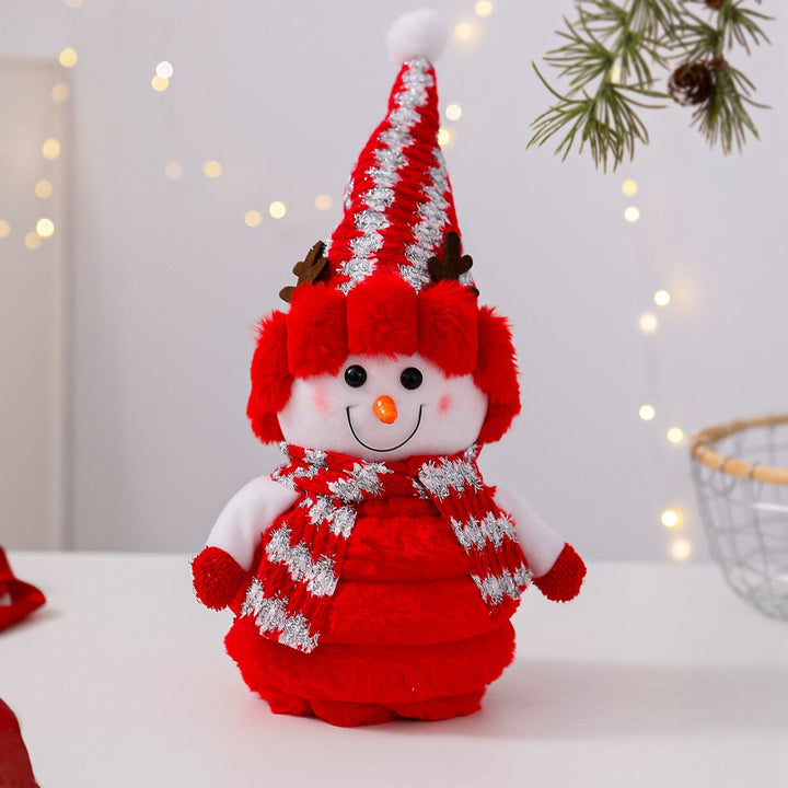 Dekorative Schneemann Figur Karnz