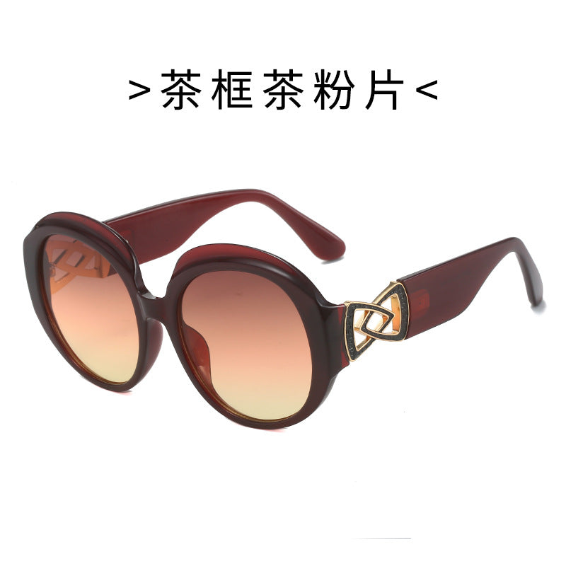 Damen Designer-Sonnenbrille mit luxuriösen Verzierungen Karnz