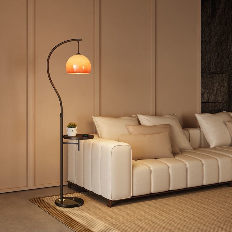 Moderne Bogen Stehlampe mit Regal