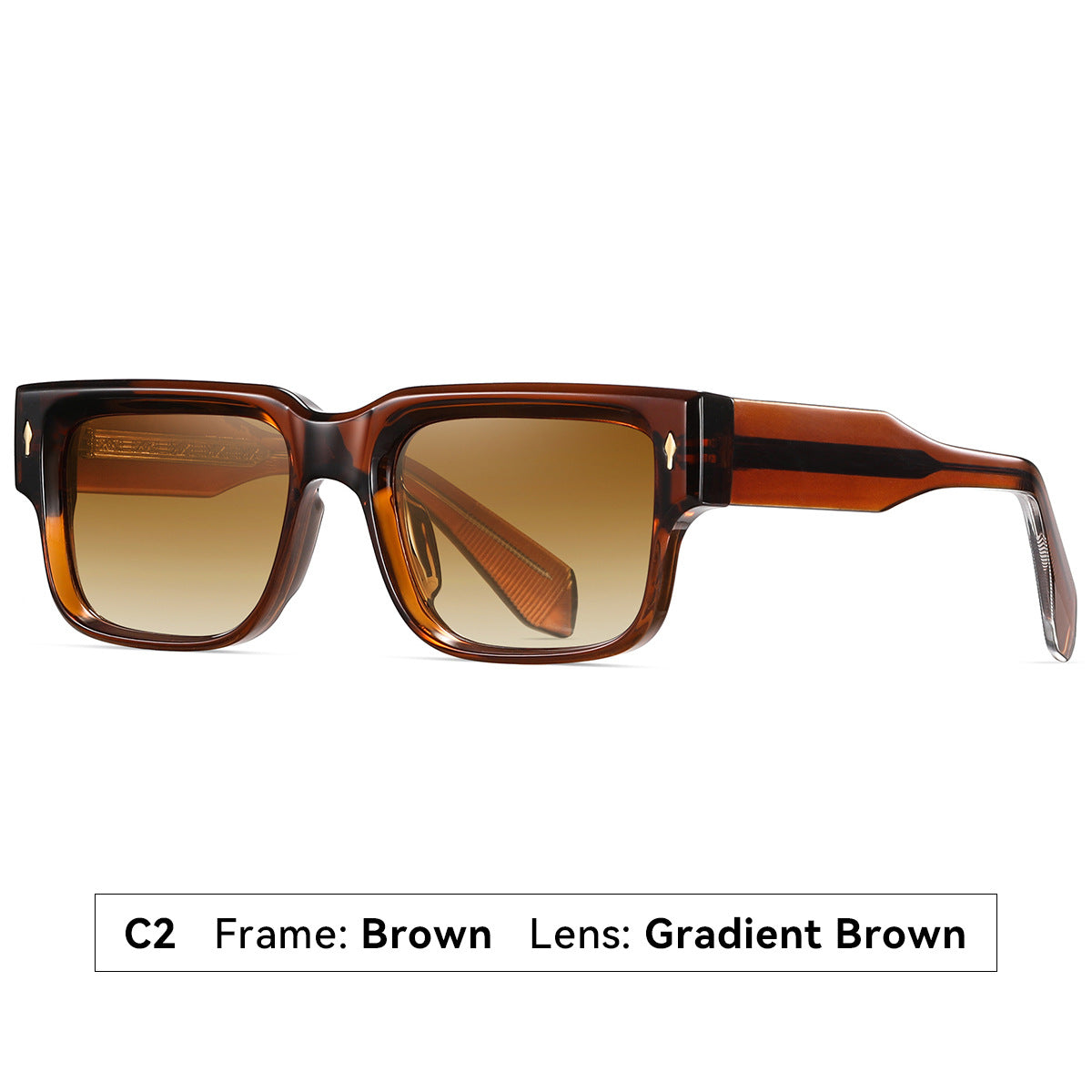 Damen Sonnenbrille im modernen, kantigen Design Karnz
