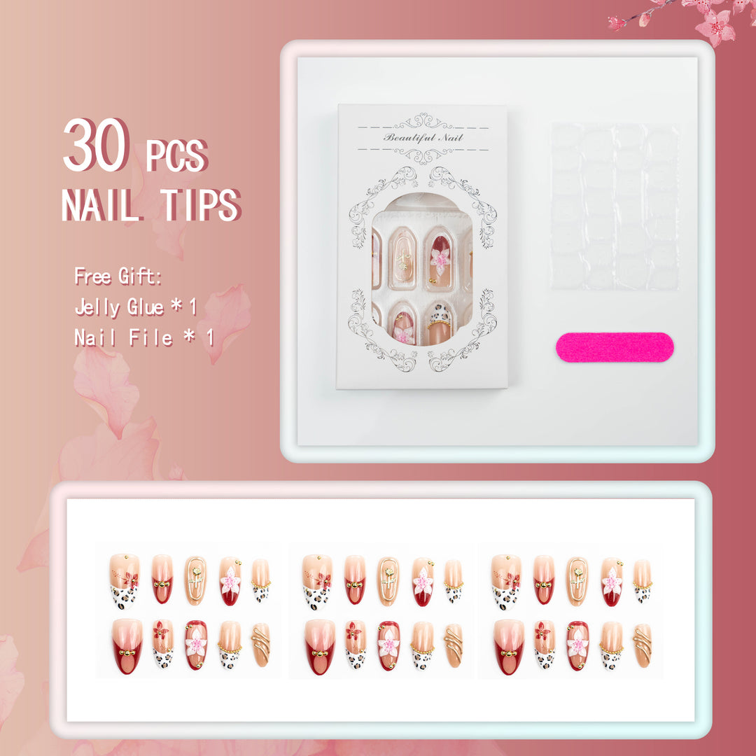 Dekoratives Press-On-Nagelspitzen-Kit