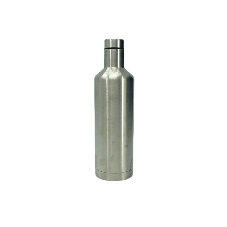 Unisex Edelstahl Wasserflasche Karnz