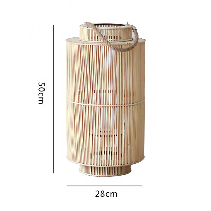 Dekorative Rattan-Laterne Karnz