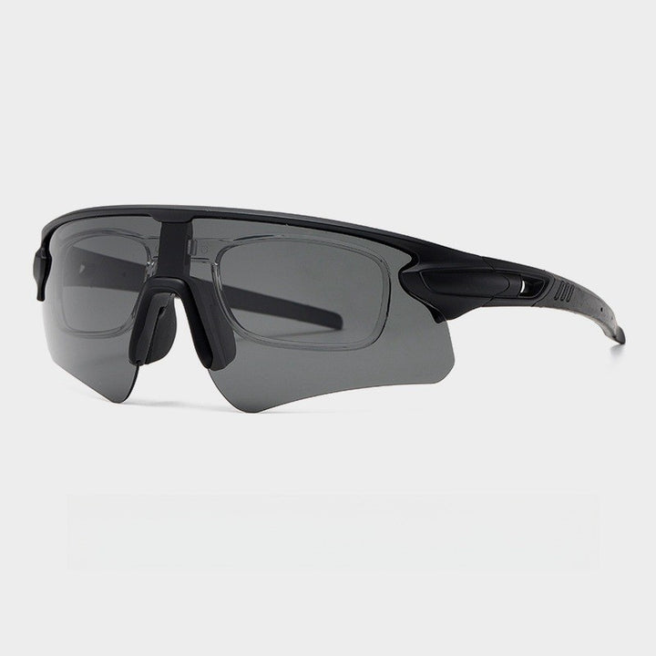 Unisex Sportliche Hochleistungs-Sonnenbrille mit aerodynamischem Design und verstellbarem Nasenpad Karnz