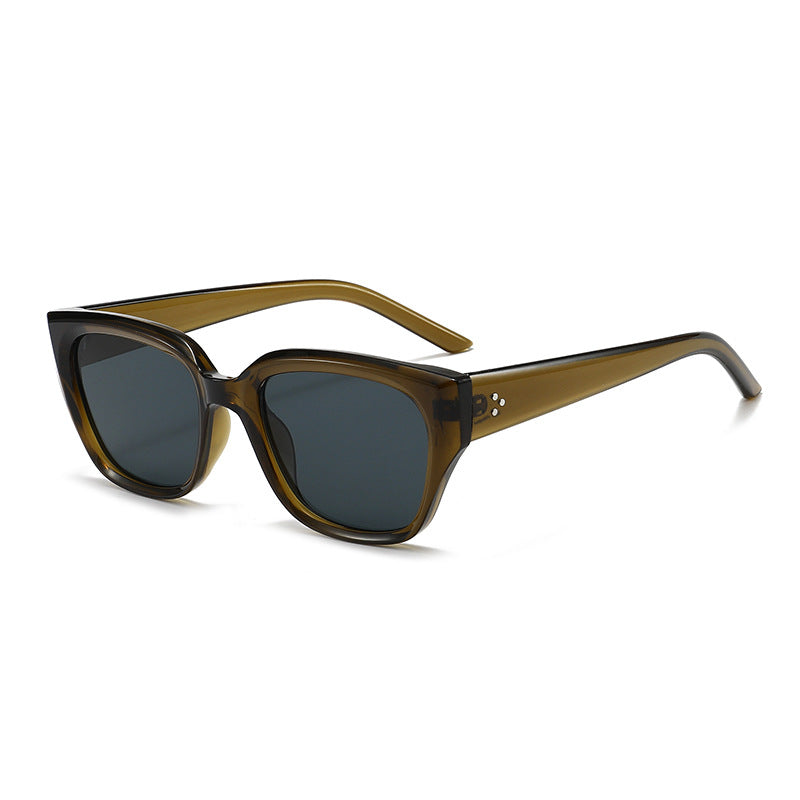 Chic Übergroße Katzenaugen-Sonnenbrille