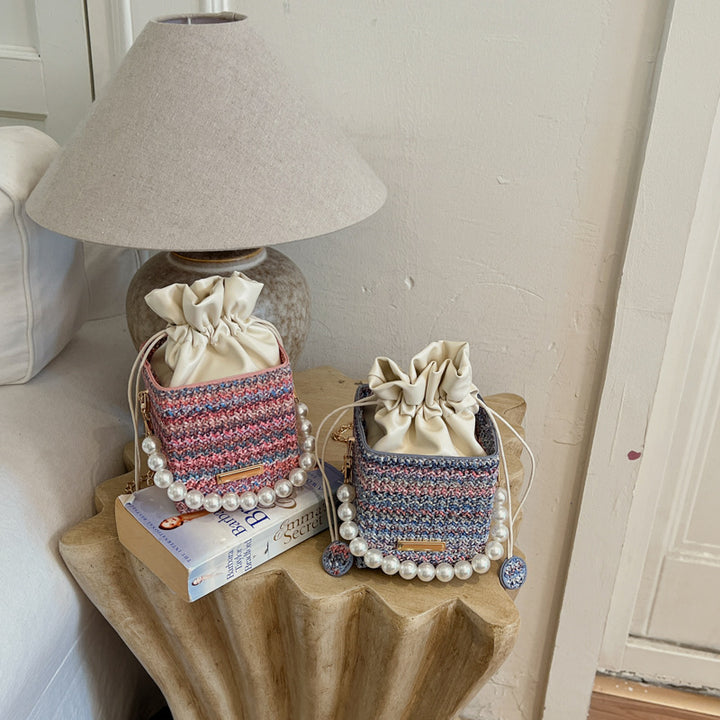 WoStylish Texturiert Mini Handtasche Karnz
