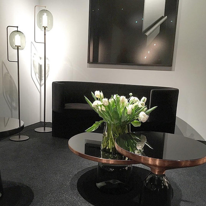 Moderne Glaslaterne Stehlampe