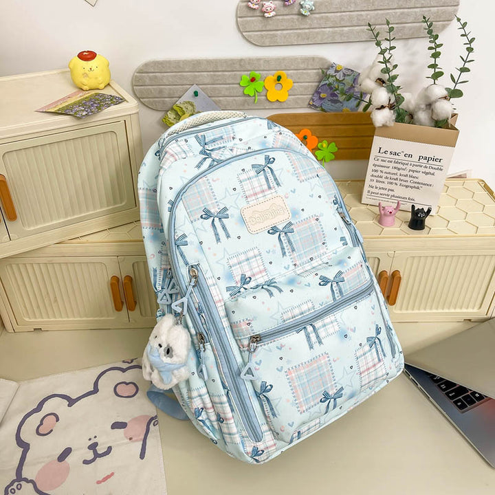 Süßer Grafikdruck Schulrucksack Karnz