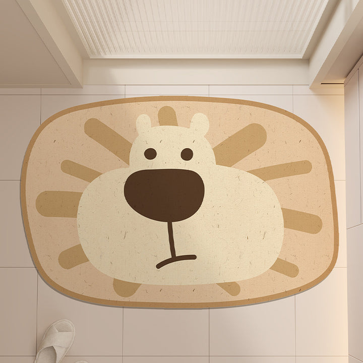 Adorable Frosch-förmige Badmatte