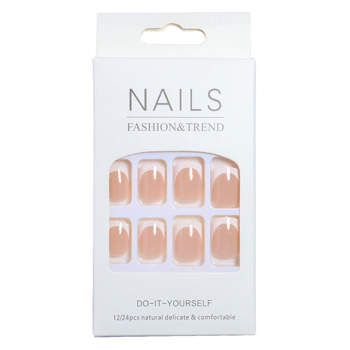 Elegantes französisches Tipp-Press-On-Nagelset Karnz 1787225130