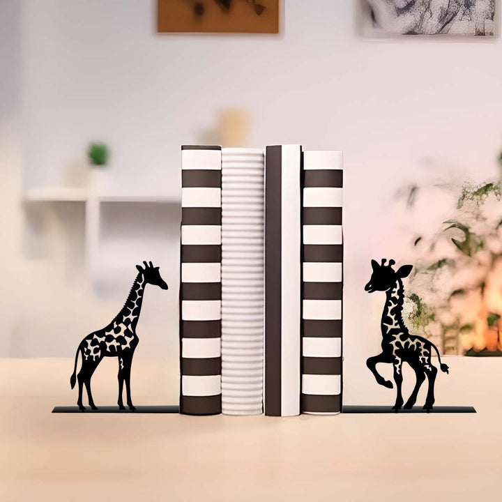 Künstlerische Giraffe Buchstütze
