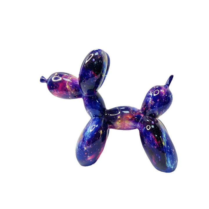 Bunte Ballon-Hund Skulptur Karnz