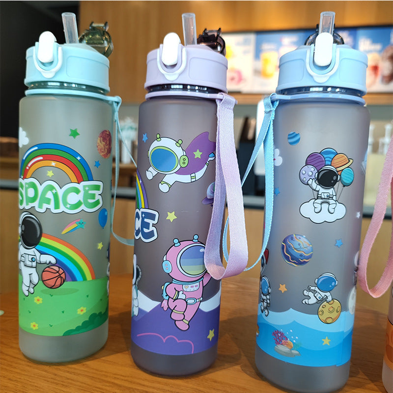 Damen kreative Trinkflasche im Weltraumdesign Karnz