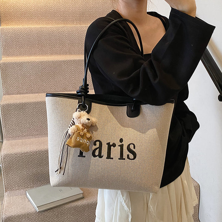 Elegante Paris Themen Handtasche Karnz