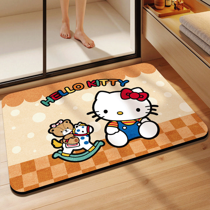 Cartoon-Thema Plush-Badmatte