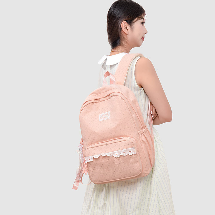 Stylischer Punkte Rucksack Karnz