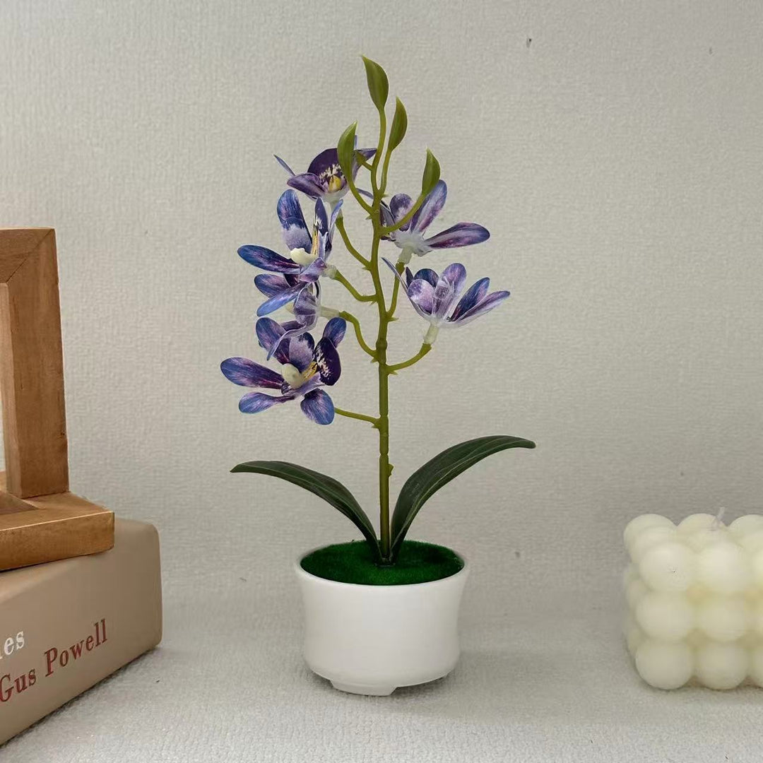 Realistische Orchideen Dekorative Pflanze