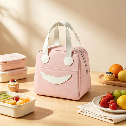 Süßes Smiley-Gesicht Lunchbag Karnz