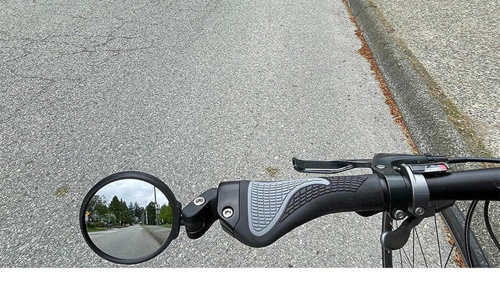 verstellbare Fahrradlenker-Endspiegel mit konvexem Sicherheitsdesign, vollständigem Schwenk und blendfreiem Glas Karnz