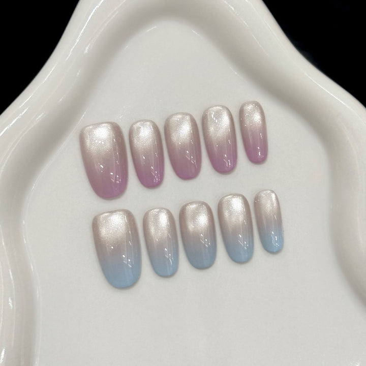 Elegante Ombre Press-On Nagelset