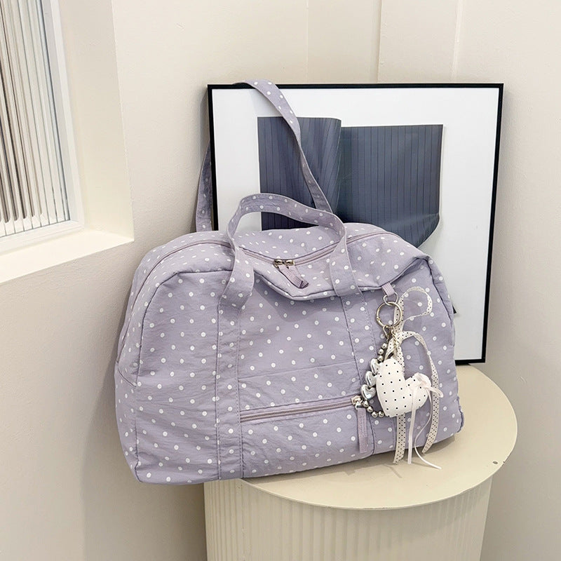 Stylische gepunktete Reisetasche Karnz
