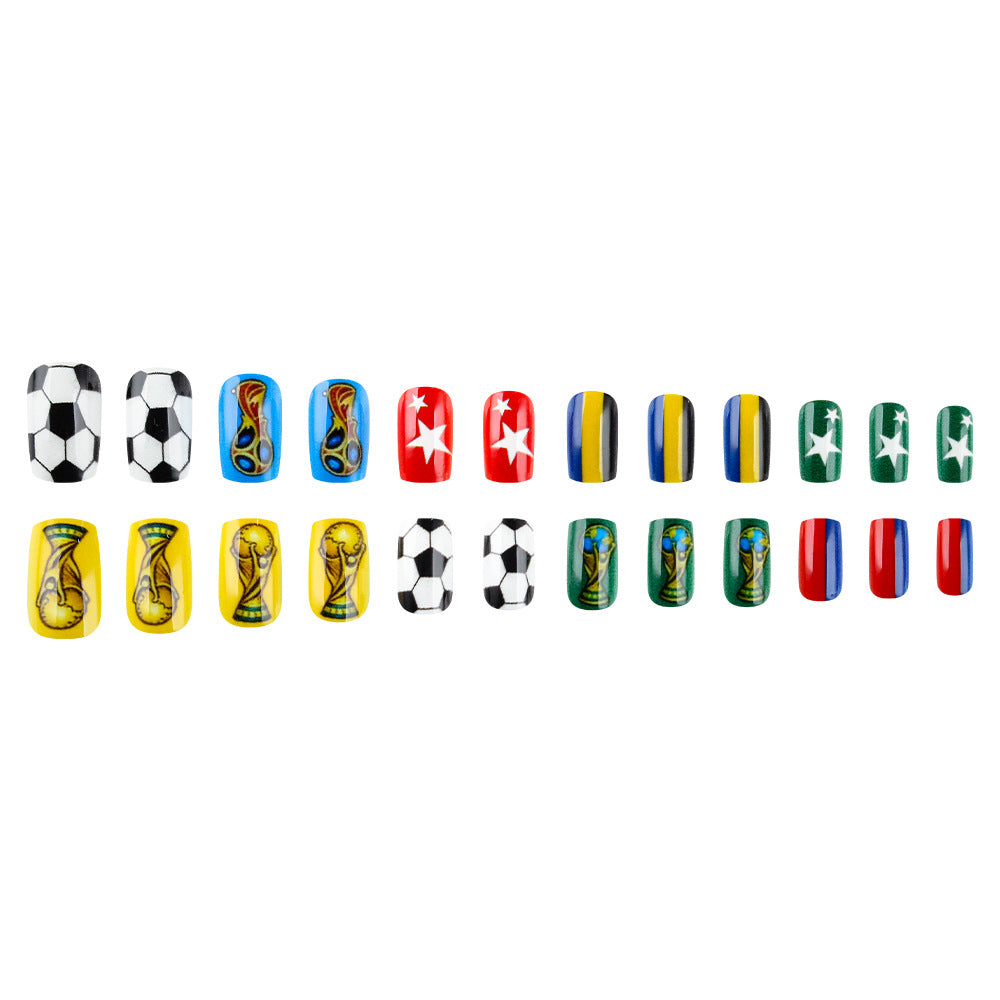 Sport-Themen Nagelkunst Set Karnz