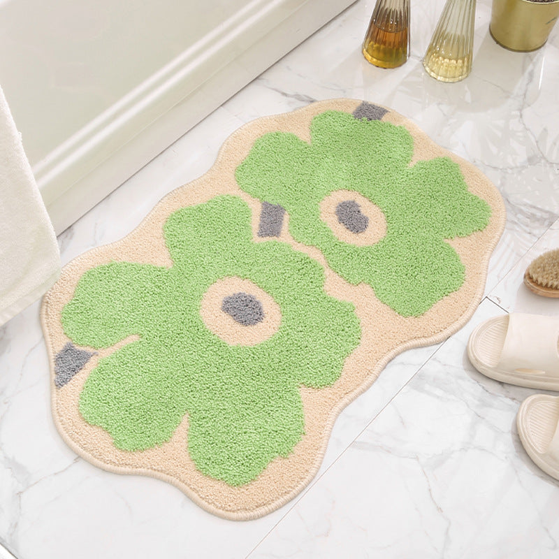 Blumenförmige Badematte für das Badezimmer