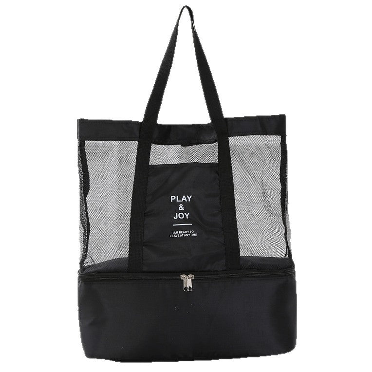Vielseitige Multi-Taschen Mesh Strandtasche Karnz