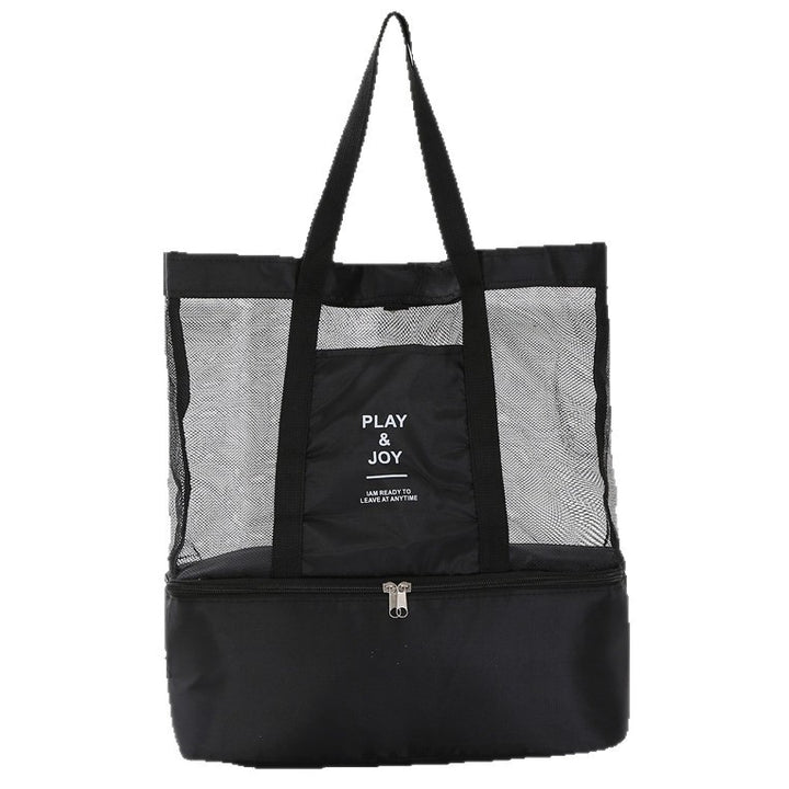 Vielseitige Multi-Taschen Mesh Strandtasche Karnz