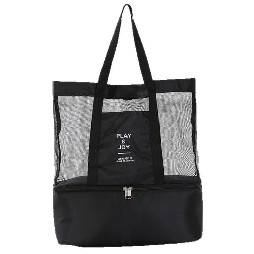 Vielseitige Multi-Taschen Mesh Strandtasche Karnz