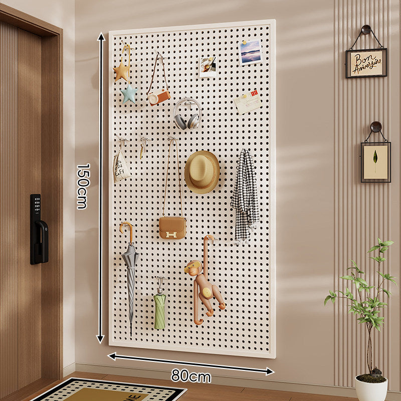 Wandanag perforiertes Lochboard-Organizer-Panel Großes Quadrat mit modularen Haken und Zubehör