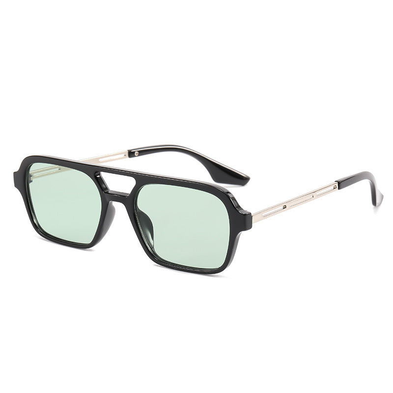 Fette Rechteckrahmen Sonnenbrille Karnz
