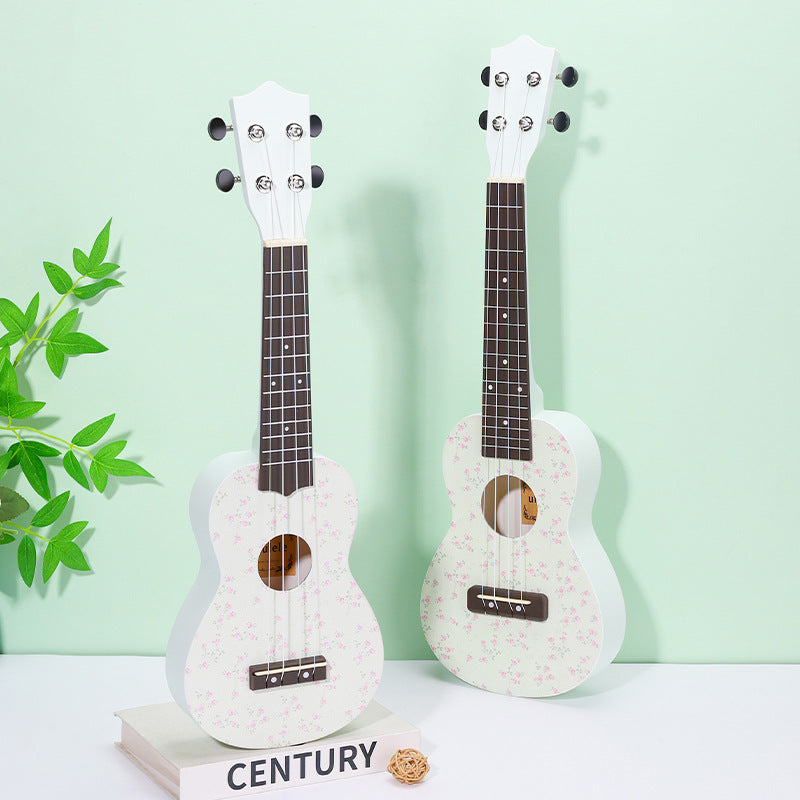 Blumenmuster Ukulele Karnz