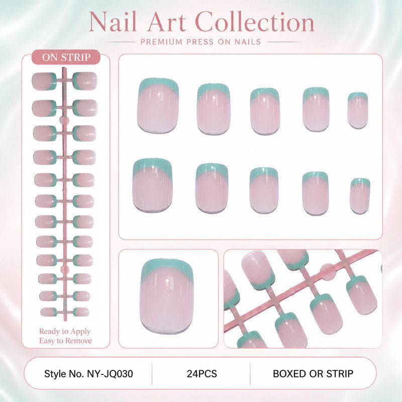 Kunstnagelset mit bunten Farbverläufen Karnz