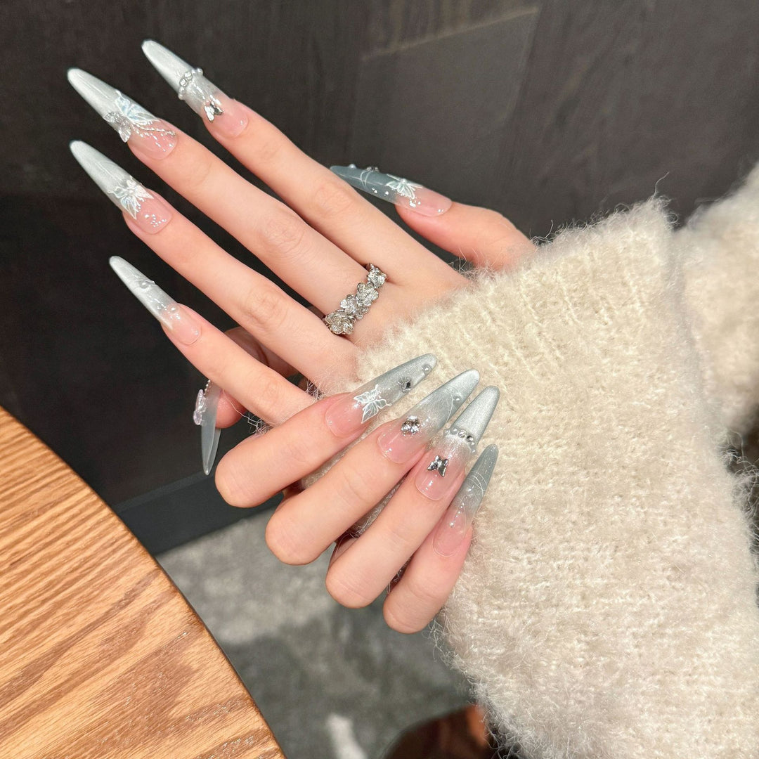 Elegantes Stiletto Press-On Nagelkunst Set  1791773834