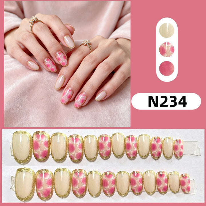 Blumen Design Press-On Nagelkunst Set
