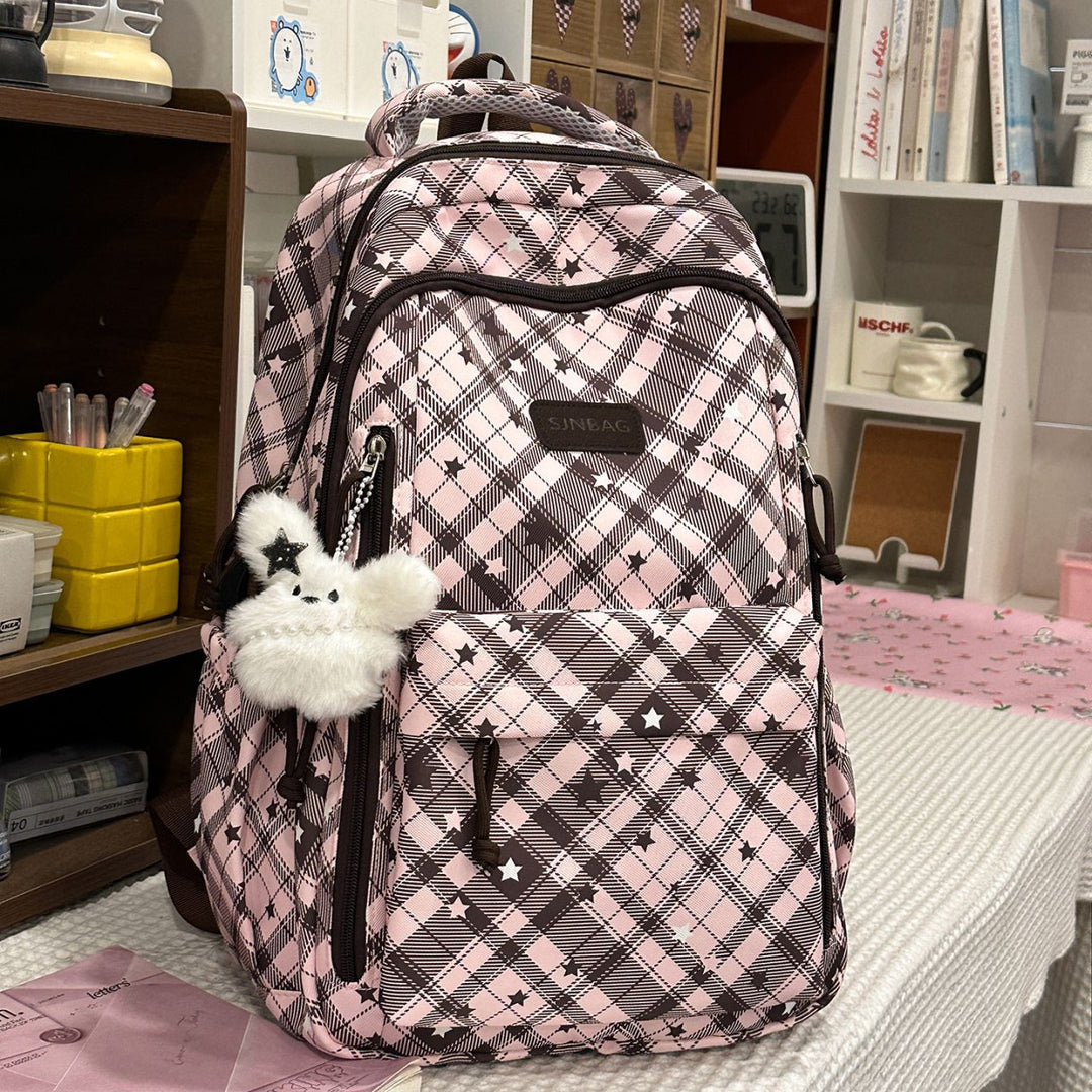 Stylische gemusterte Rucksack