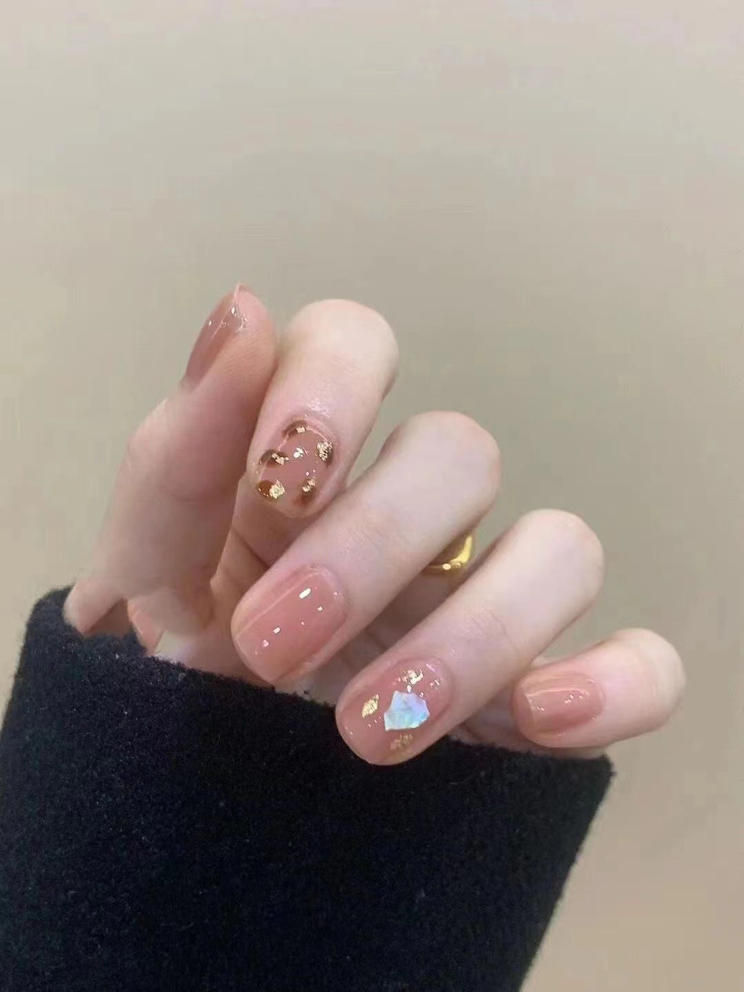 Elegante Shimmer Press-On Nagelset