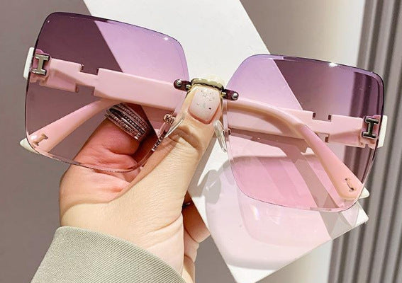 Oversized Quadrat Mode Sonnenbrille Karnz