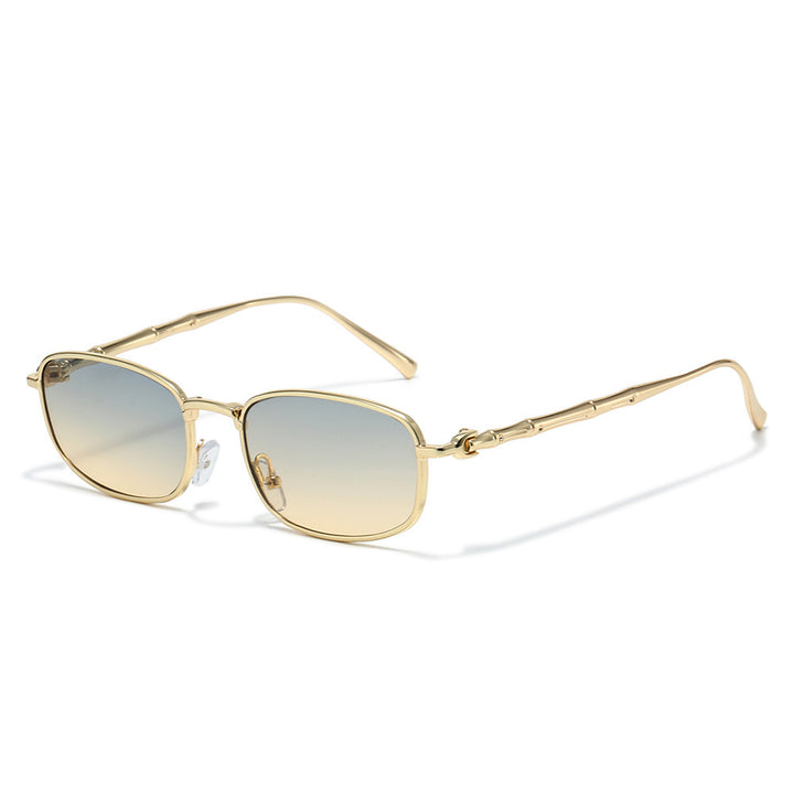 Chic Bamboo-Inspirierte Rahmen Sonnenbrille Karnz