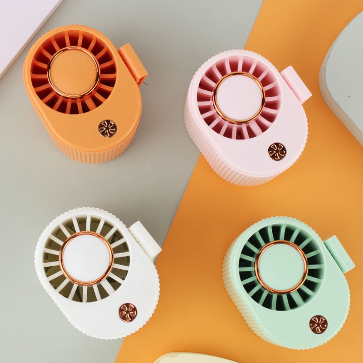 Damen Tragbarer Handventilator mit flexibler Neigetechnologie und leistungsstarker Luftstromtechnologie Karnz