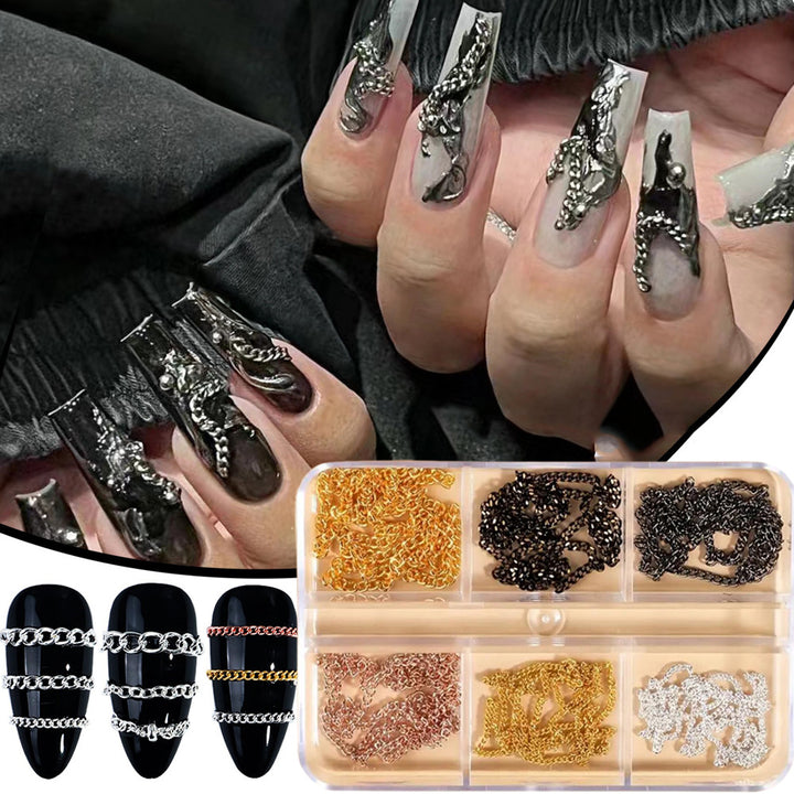 Nagelkunst Ketten Dekorationsset
