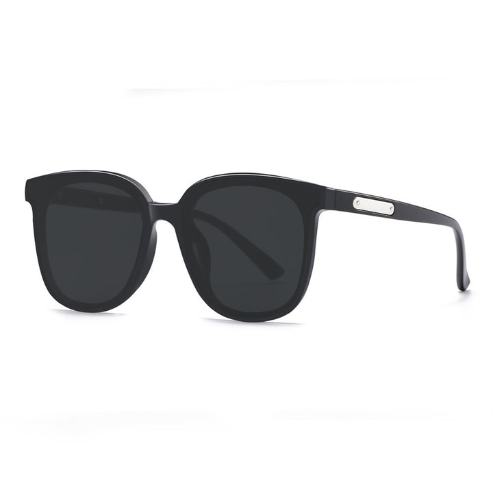 Damen Modische quadratische Sonnenbrille mit robustem Rahmen und UV-Schutz Karnz