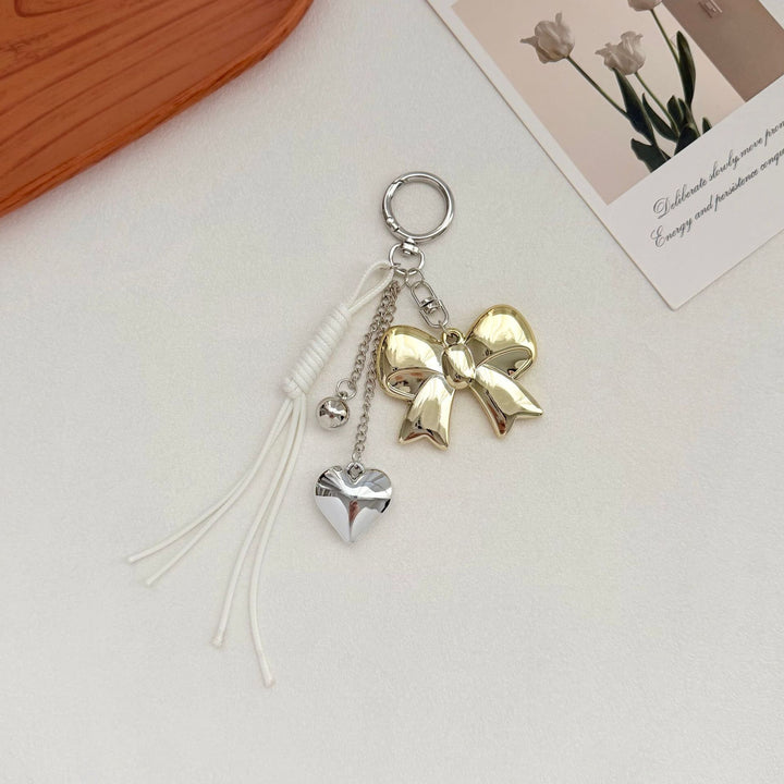 Eleganter Bogen Charm Schlüsselanhänger Karnz