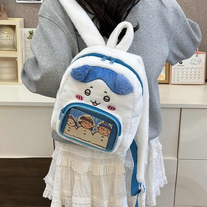 Plüsch Rucksack mit Hasendesign Karnz