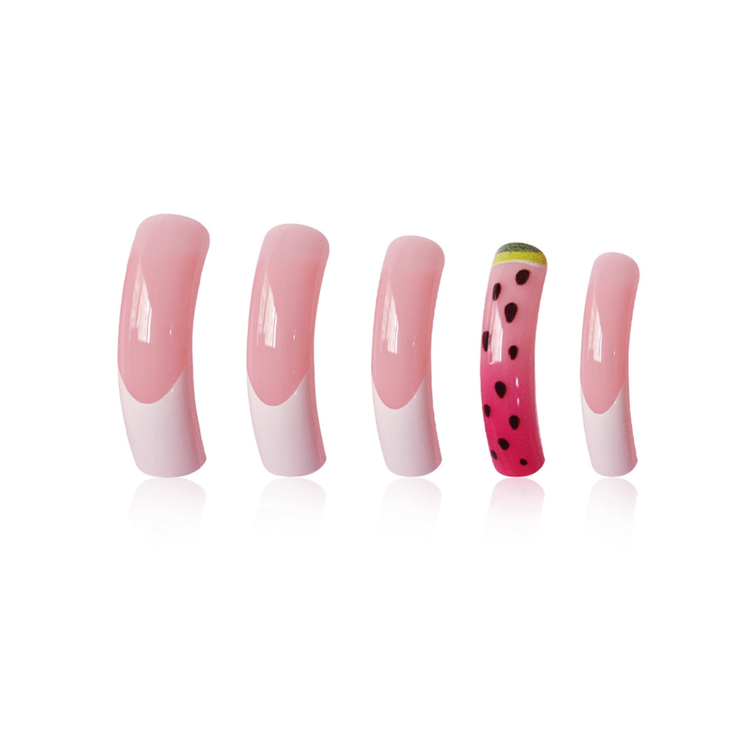 Glamouröse 3D Lange Stiletto Press-On Nägel Karnz